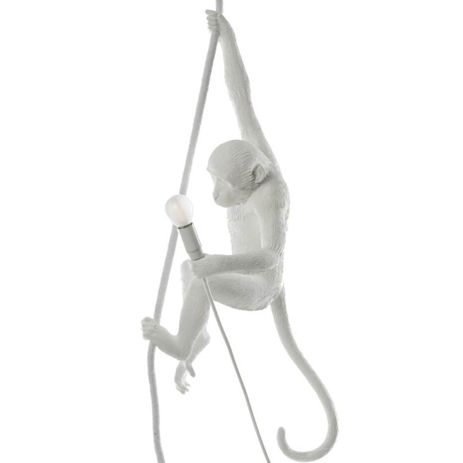 Stropní svítidlo MONKEY WITH ROPE 76,5 cm, bílá, Seletti - main (0)