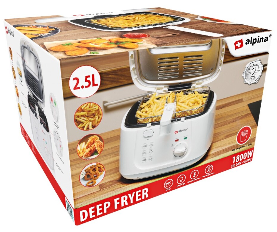 ALPINA Fritéza 2,5 l 1800W ED-224521 - main (7)