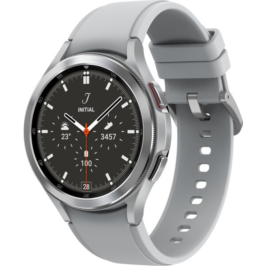 Samsung Galaxy Watch4 Classic 46mm LTE stříbrná - main (0)