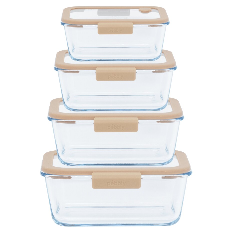Box na potraviny PKV-054 1,2 l, vakuovací, sklo, Pebbly - main (4)