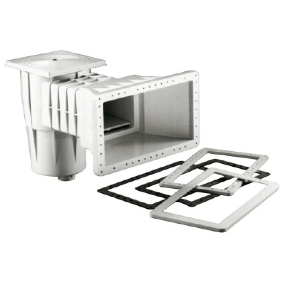Kripsol bazénový skimmer sání 400 mm x 230 mm, pro fólie, s vak. kotoučem - main (0)
