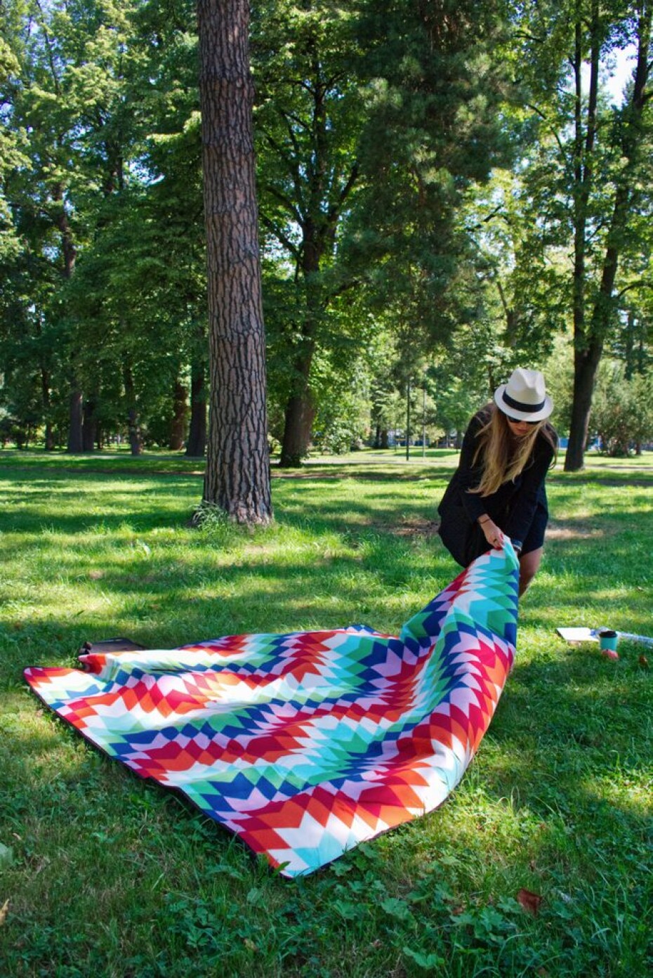 Sportago Trapez pikniková deka 200x200 cm - main (3)