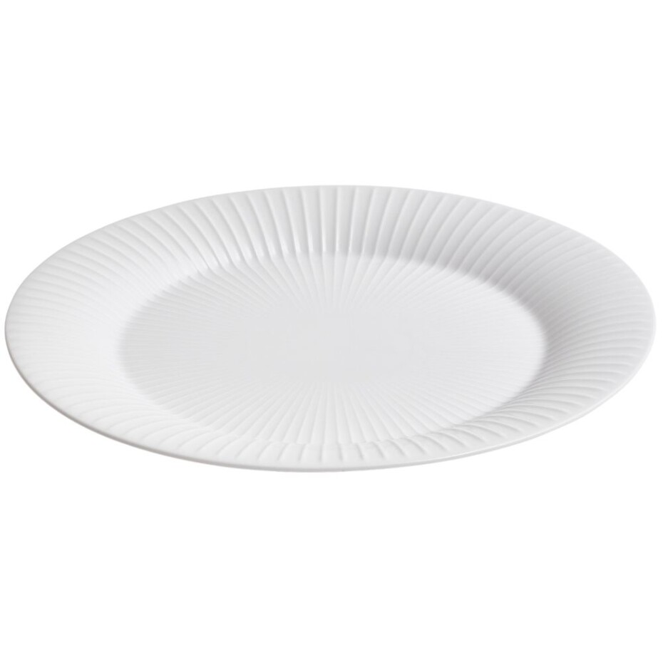 Servírovací talíř HAMMERSHOI 28,5 x 22,5 cm, ovál, bílá, Kähler - main (0)