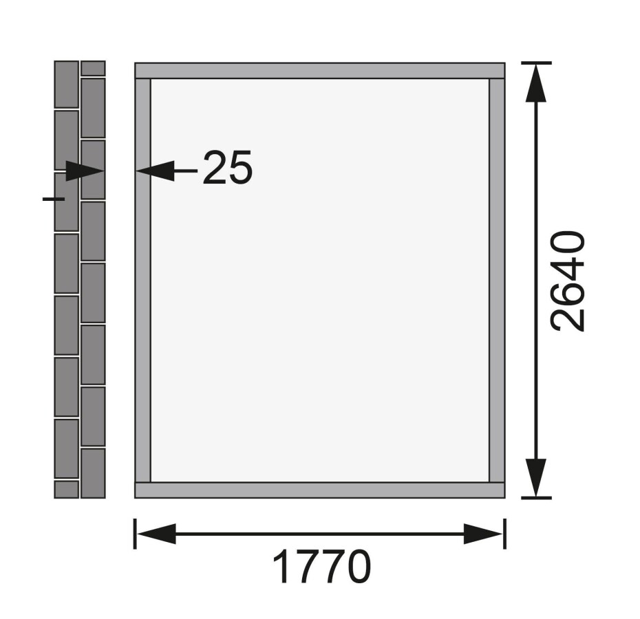 Dřevěný domek KARIBU WANDLITZ 3 (73073) šedý LG3090 - main (2)