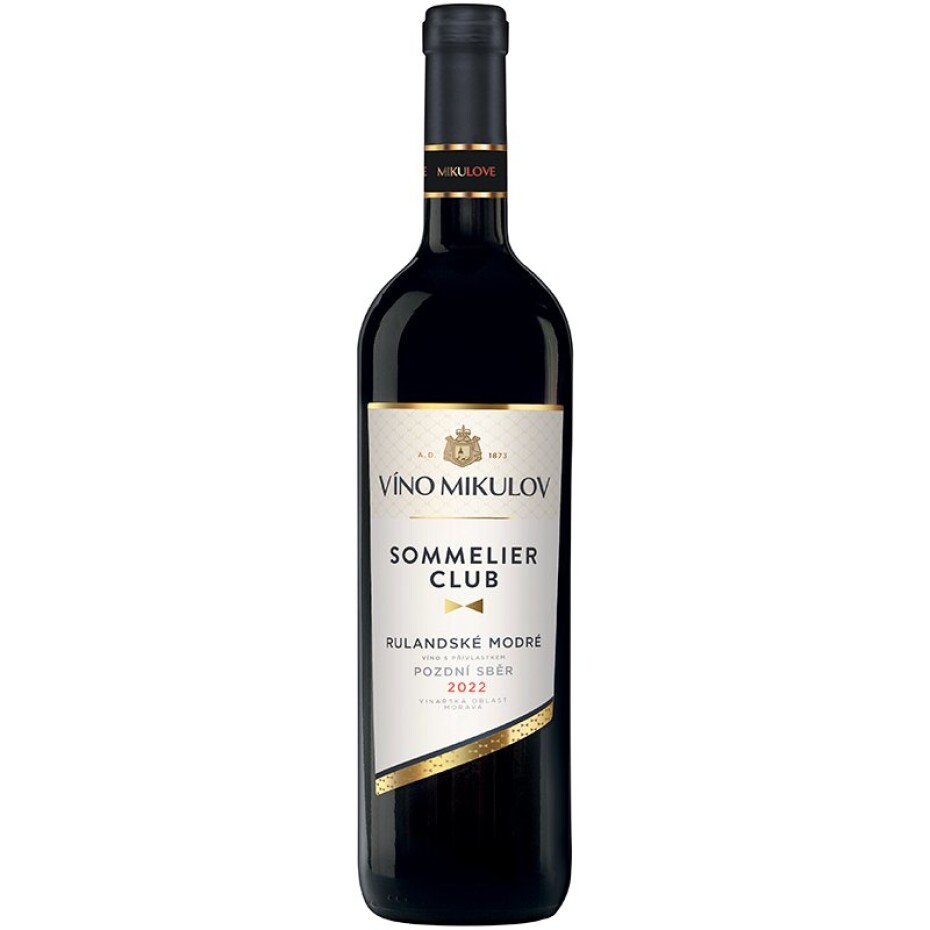 Víno Mikulov Sommelier Club Rulandské modré 2022 pozdní sběr - main (0)