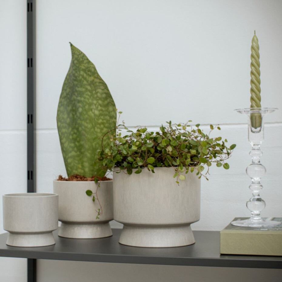 Květináč RECYCLED 24 cm, písková, Rosendahl - main (6)