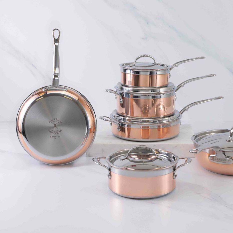 Univerzální pánev COPPERBOND 32 cm, měď, Hestan - main (7)