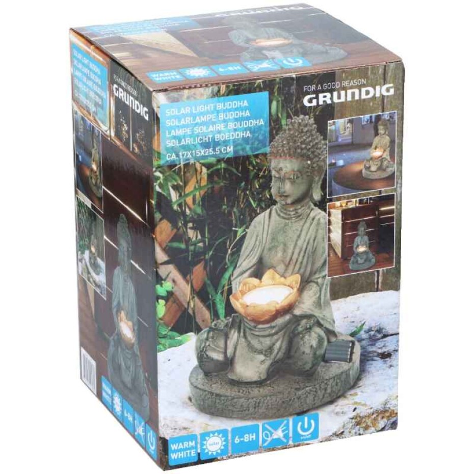 GRUNDIG Solární světlo BUDDHA 17x16x27cm ED-219180 - main (3)