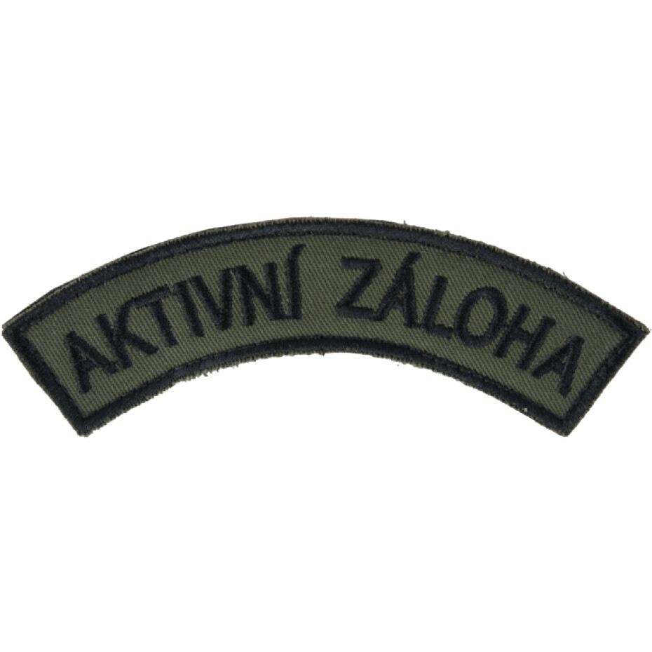 Nášivka: AKTIVNÍ ZÁLOHA [bsz] olivová | černá - main (0)