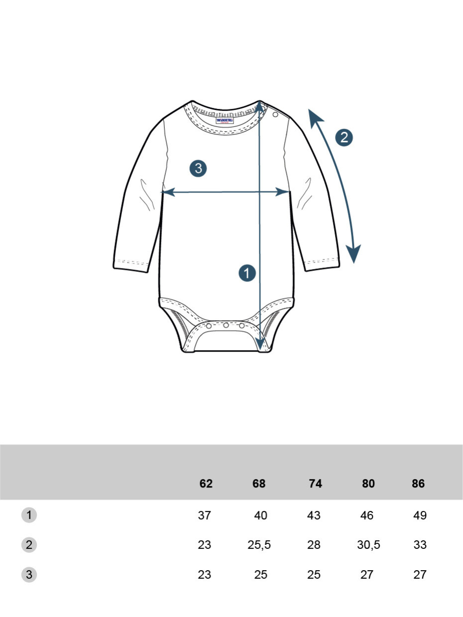 Kojenecké body -  WINKIKI WNB 11958, žlutá/ modrá Barva: Mix barev, Velikost: 62 - main (1)