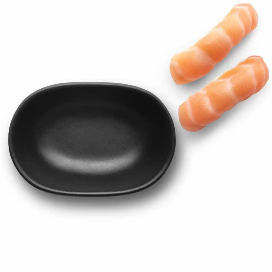 Miska na omáčku NORDIC KITCHEN 100 ml, ovál, černá, kamenina, Eva Solo - main (4)