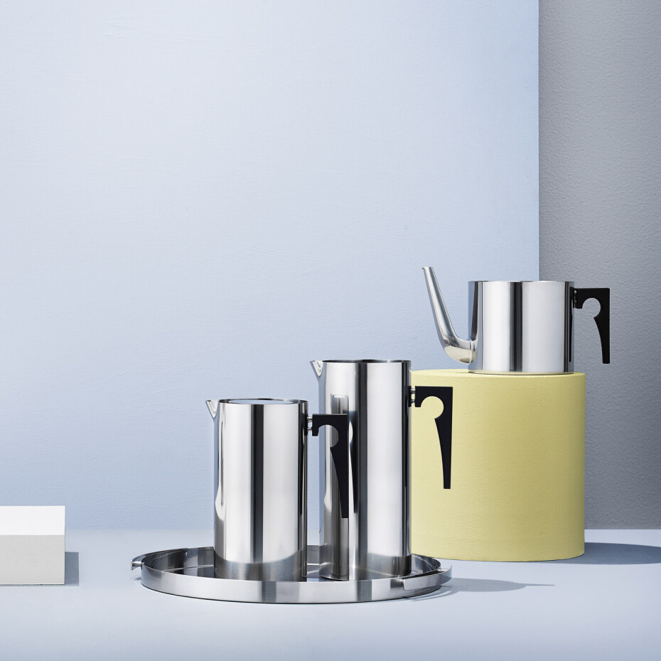 French press kávovar ARNE JACOBSEN 1 l, stříbrná, nerezová ocel, Stelton - main (1)