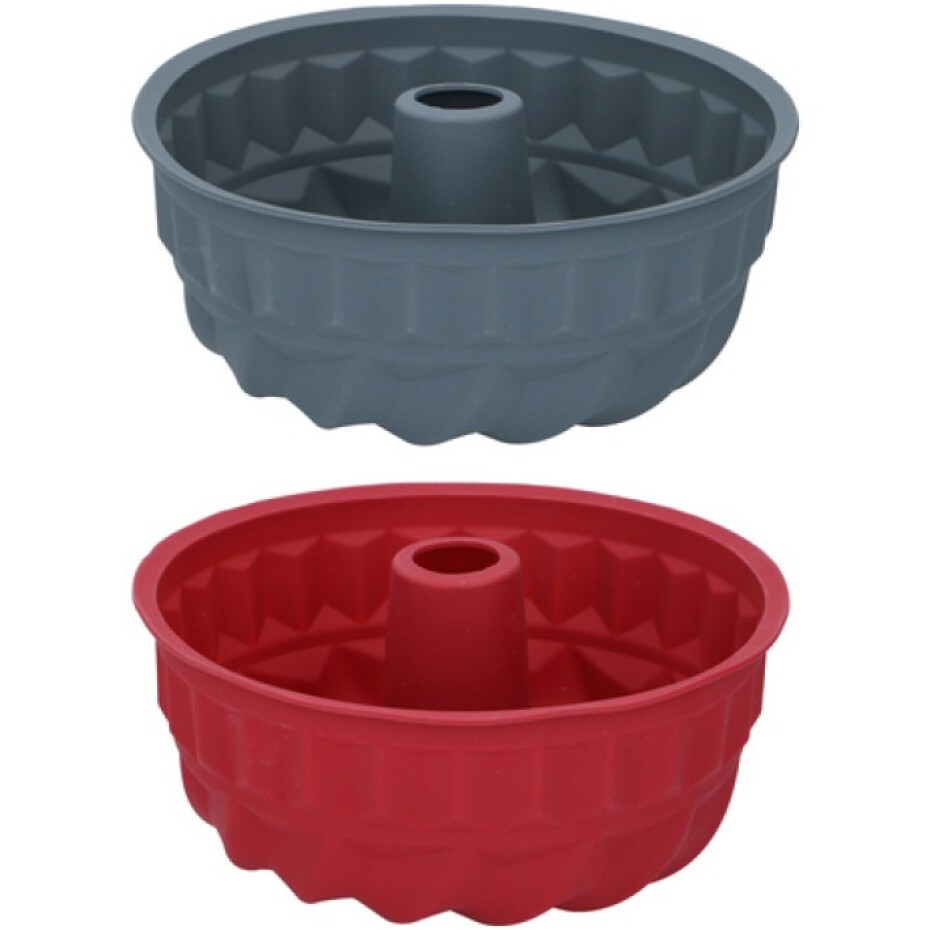 ALPINA Silikonová forma na bábovku 24 cm šedá ED-223722seda - main (1)