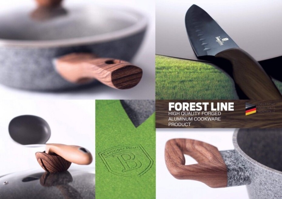 BERLINGERHAUS Pekáč kulatý s mramorovým povrchem a poklicí 32 cm Forest Line BH-1202 - main (4)