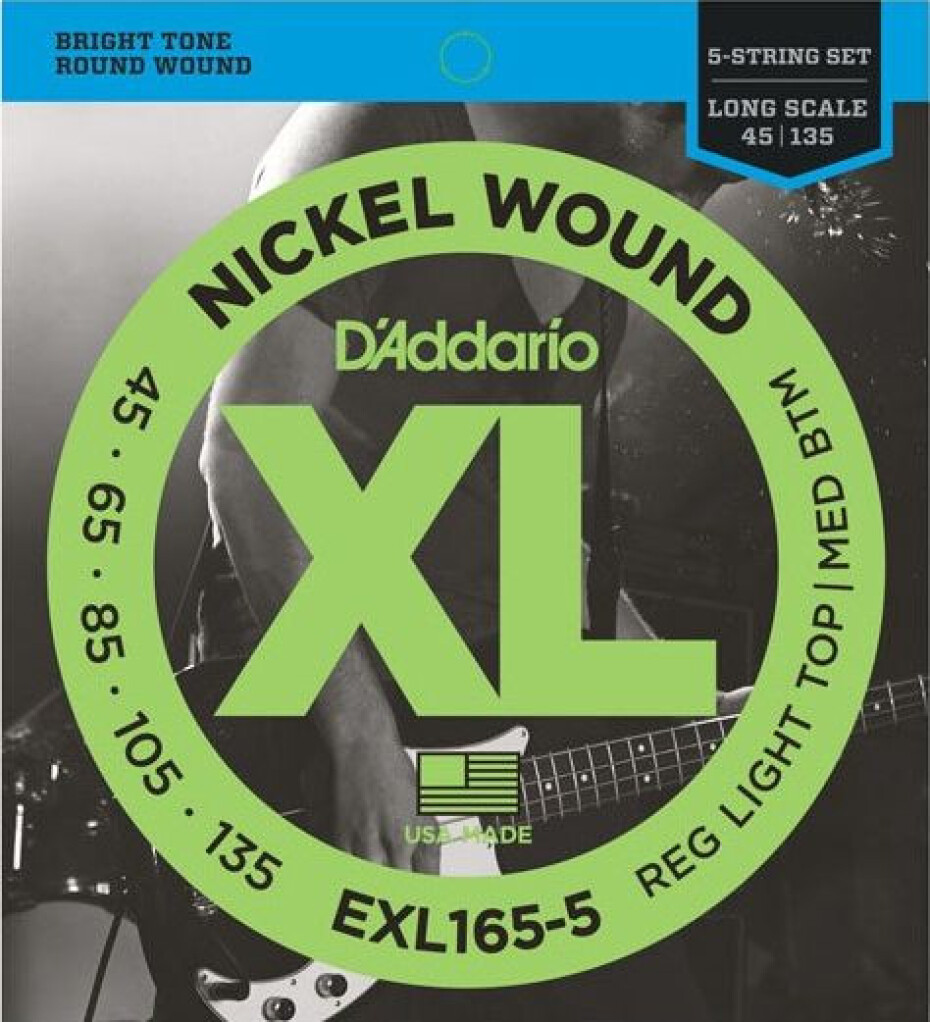 D'Addario EXL165-5 Nickel Wound Bass - .045 - .135 - main (0)