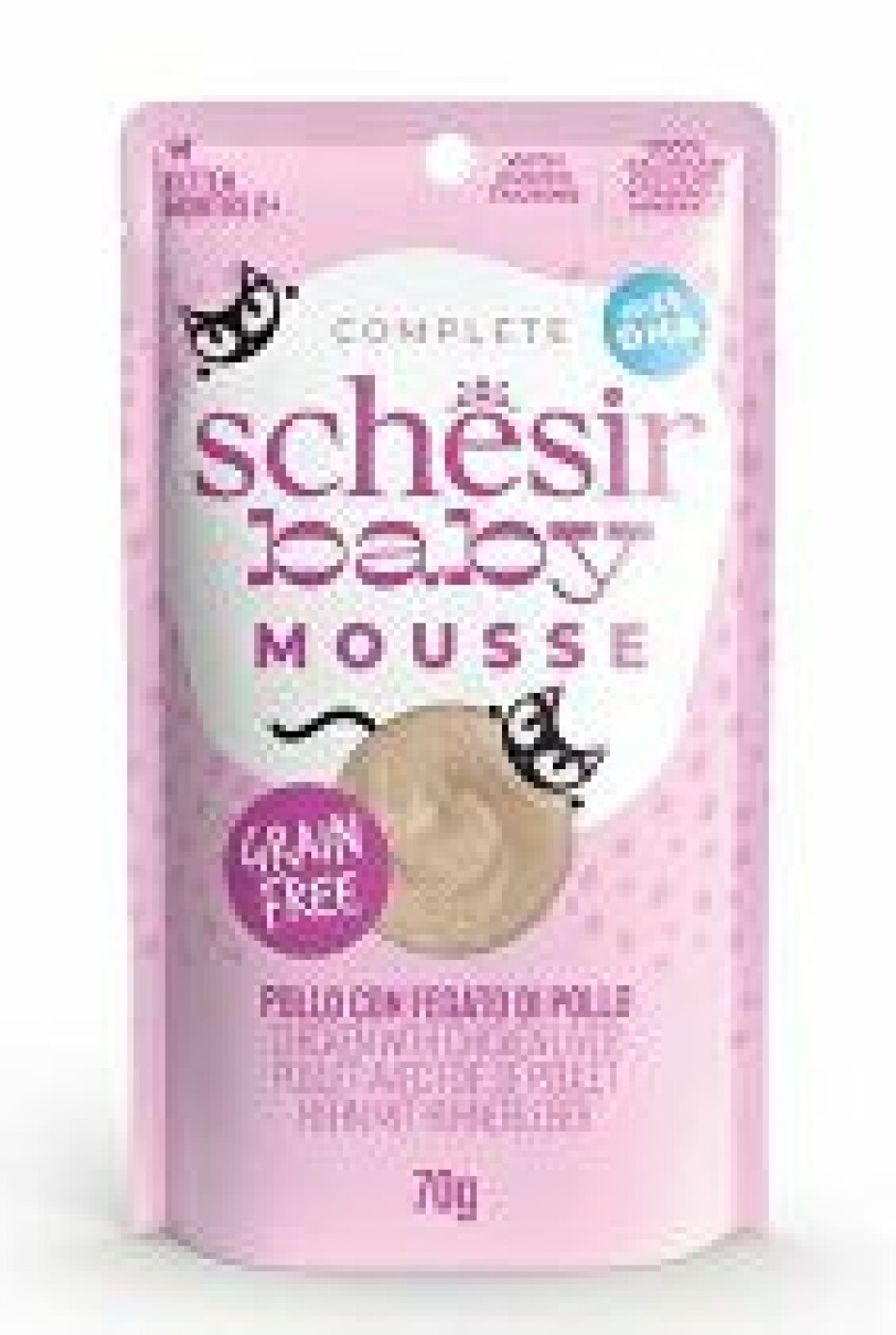 Schesir Cat kapsa Kitten Lifestage Mousse kuře 70g + Množstevní sleva - main (0)