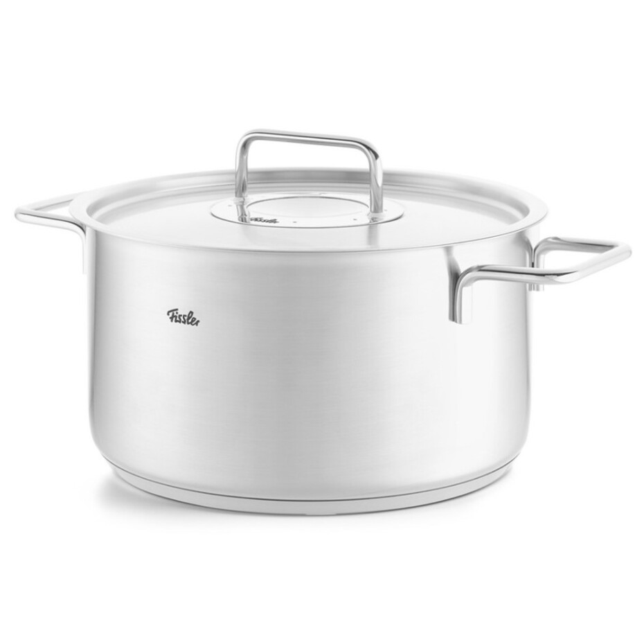 Vysoký kastrol PURE 24 cm, stříbrná, nerezová ocel, Fissler - main (2)