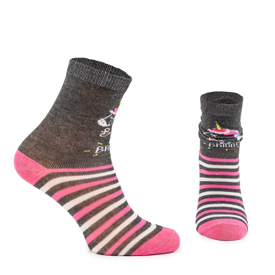veselé ponožky FUNNY dívčí - 3pack, Pidilidi, PD0134-01, holka - 31-34 - main (3)