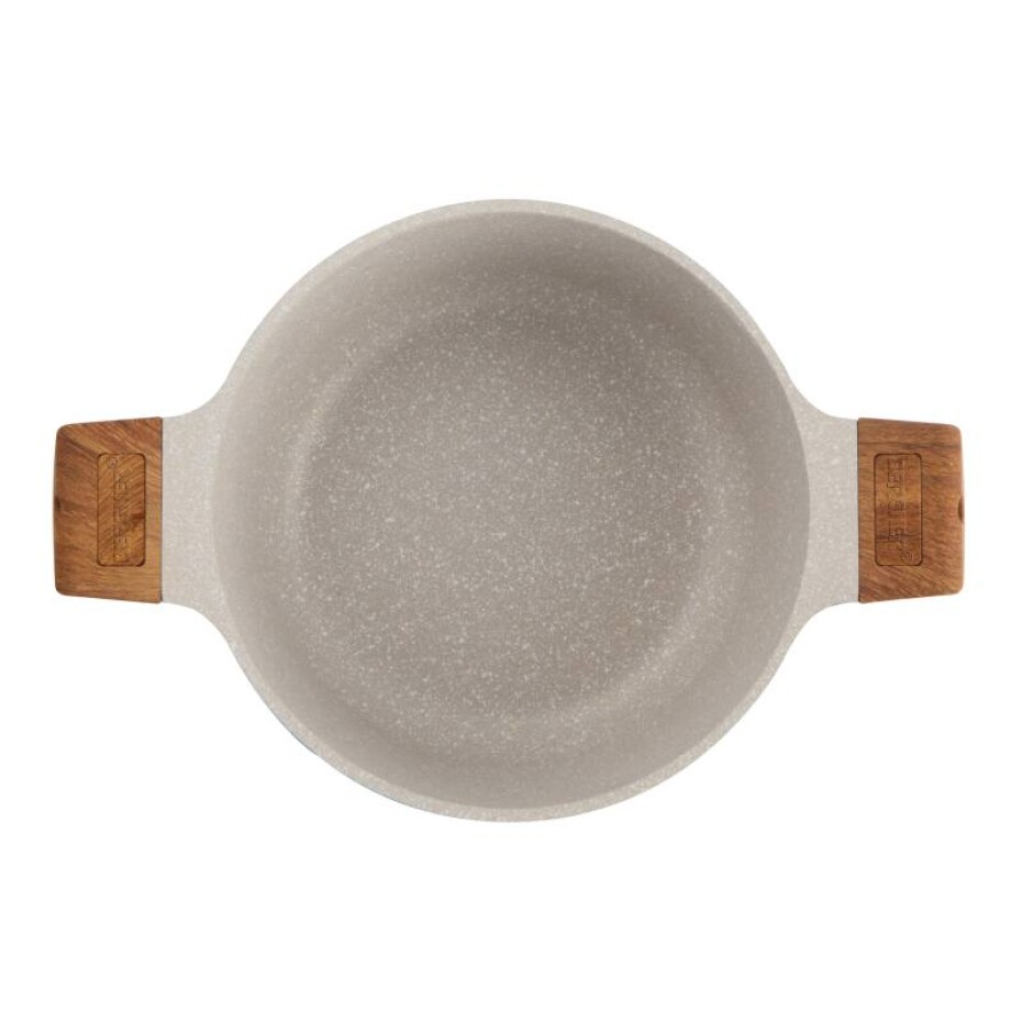 BERGNER Kastrol s nepřilnavým povrchem a poklicí 20 cm Naturally BG-30641-CR - main (2)