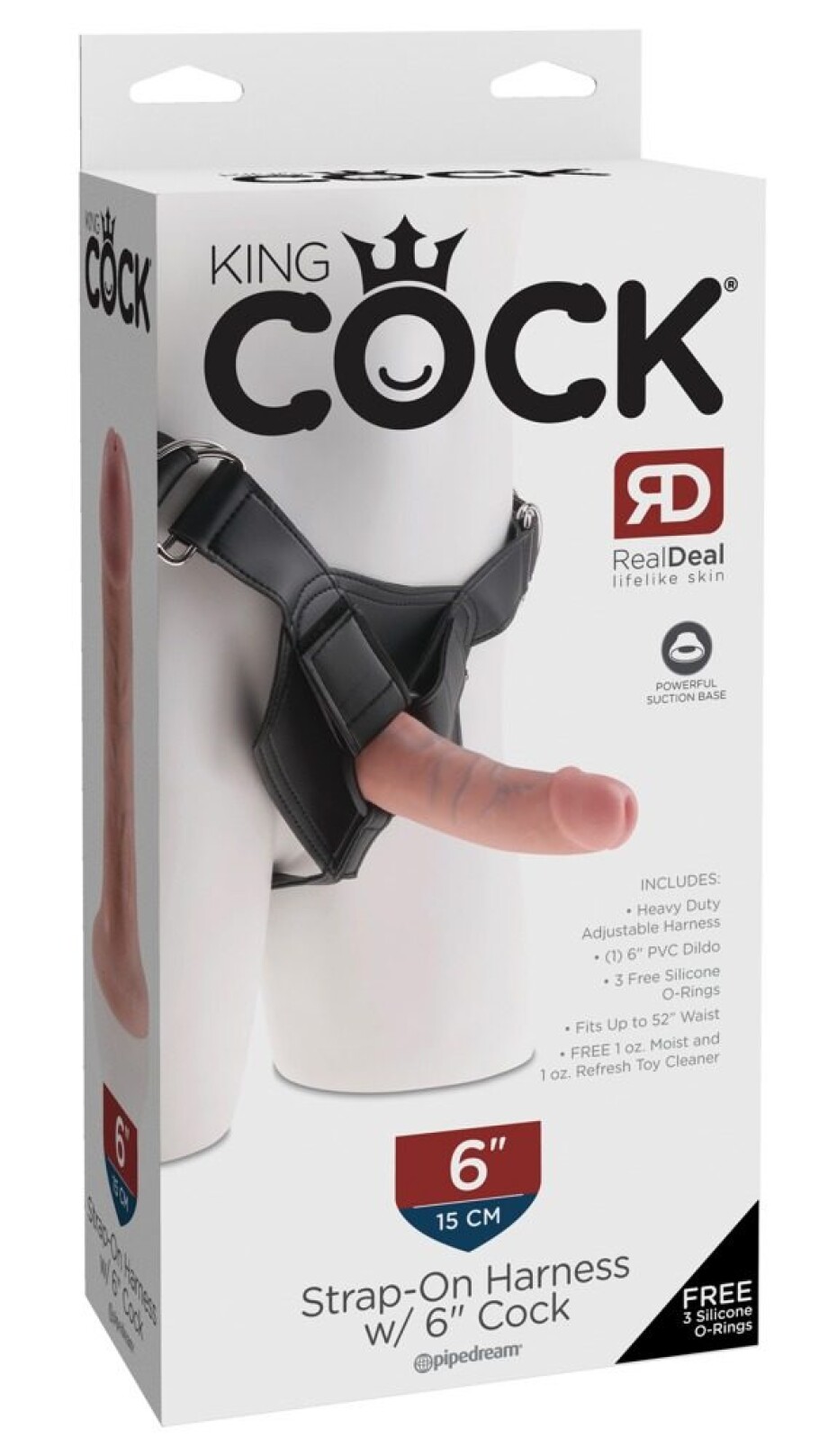 King Cock Strap On Harness 6" - main (3)