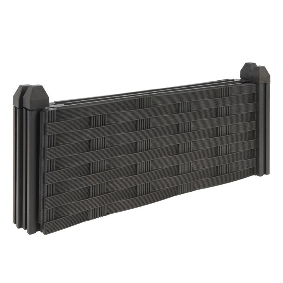 PROGARDEN Vyvýšený záhon 45 x 45 x 18 cm černý plast KO-R10000250 - main (1)