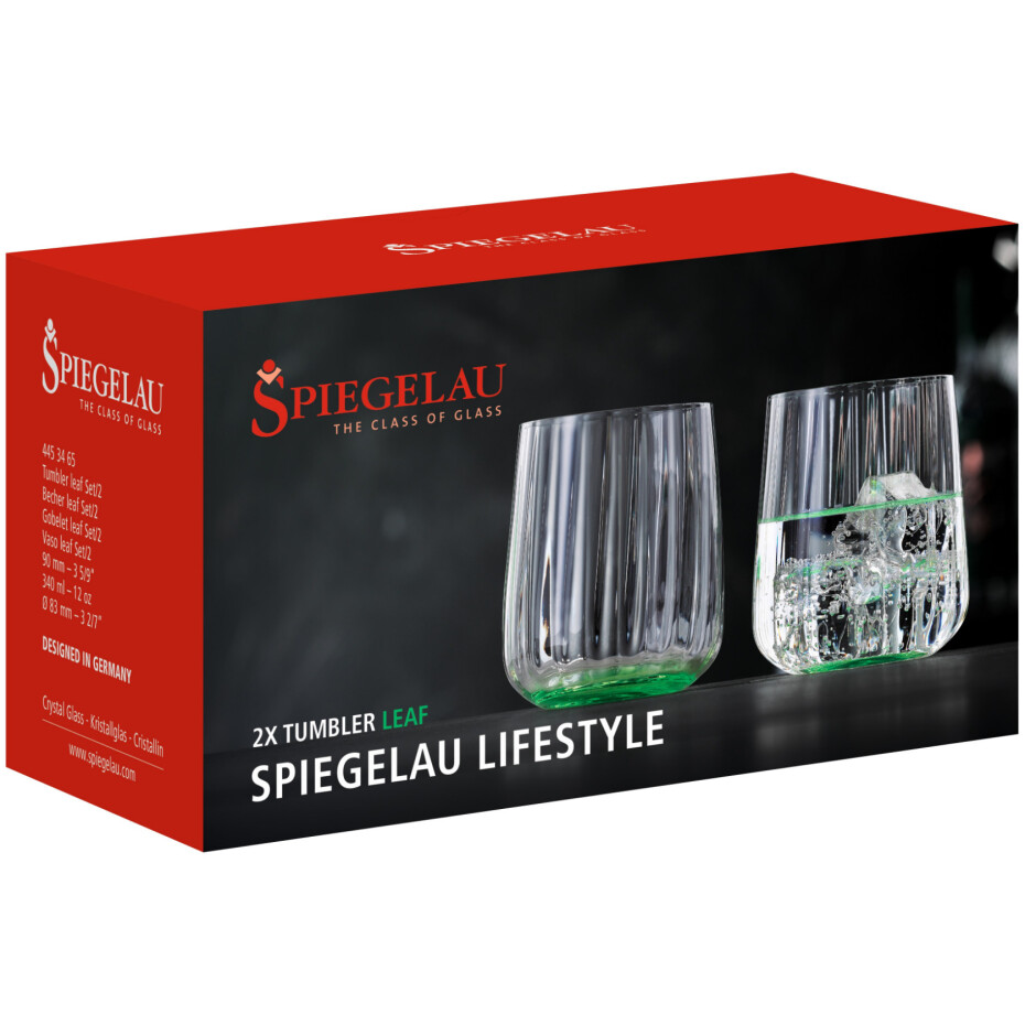 Sklenice na vodu LIFESTYLE 340 ml, sada 2 ks, zelená, Spiegelau - main (4)