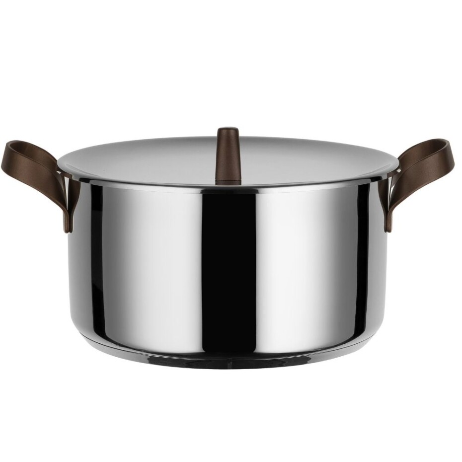 Poklice EDO 16 cm, stříbrná, nerez, Alessi - main (4)
