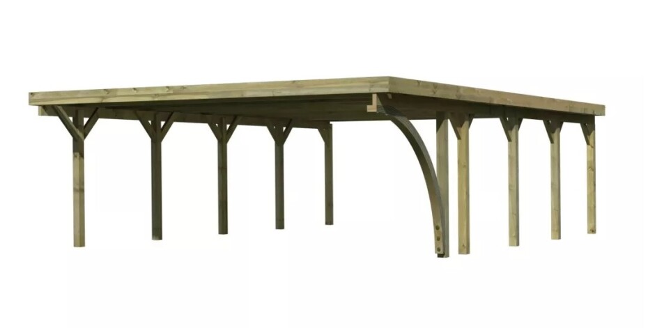 Carport KARIBU CLASSIC 3B 61964 LG3314 - main (1)