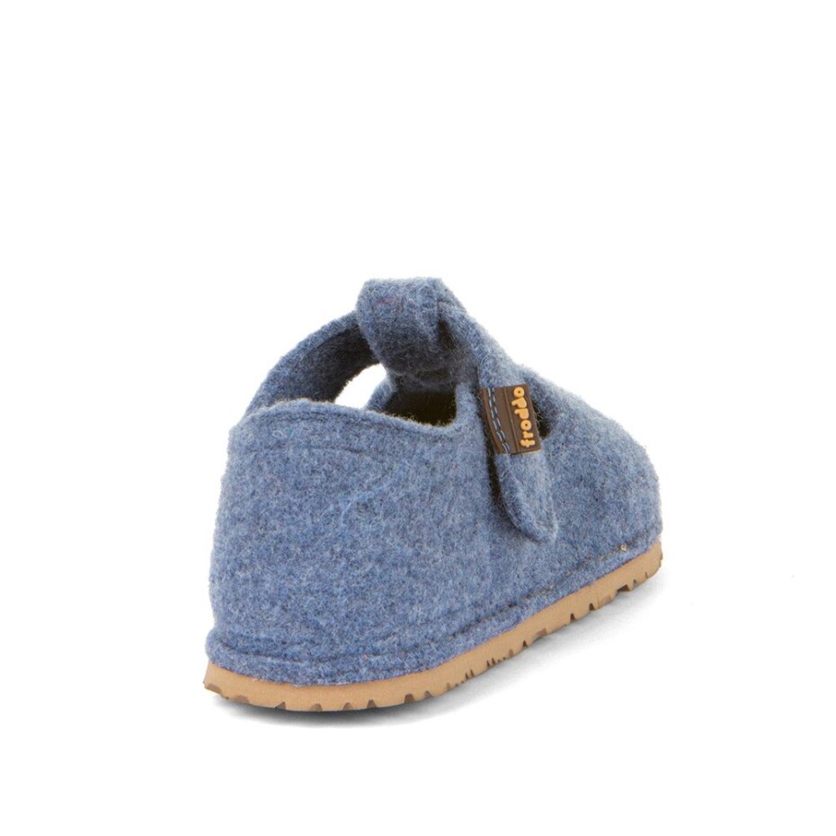 Chlapecké barefoot bačkory FLEXY WOOLY Denim; Froddo; G1700378-1; modrá - 30 - main (3)