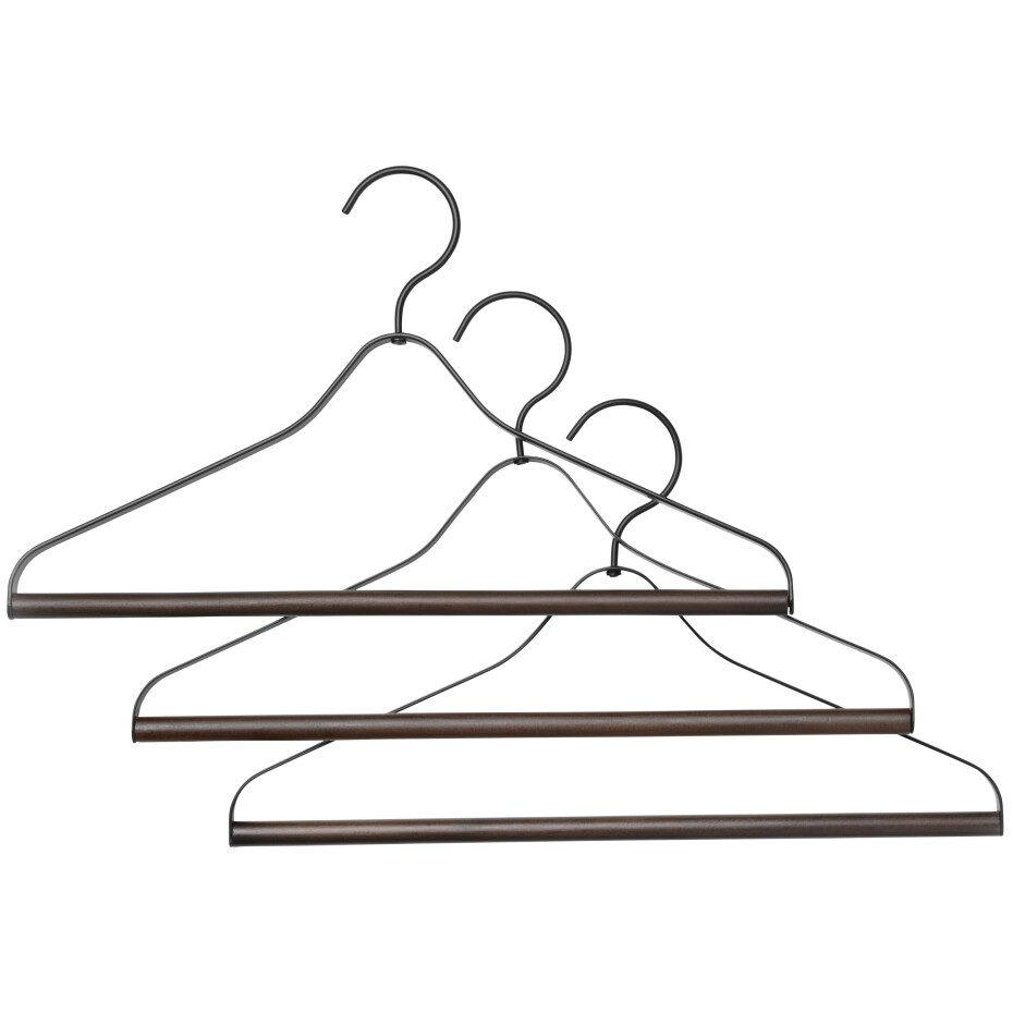Ramínko 41 cm, sada 3 ks, černá, železo, ferm LIVING - main (0)