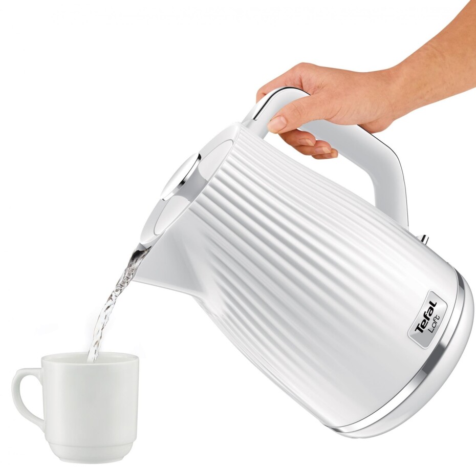 Rychlovarná konvice LOFT 1,7 l, bílá, Tefal - main (3)