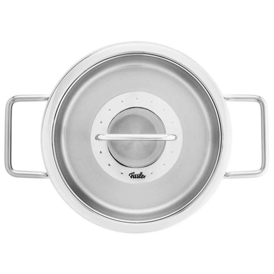 Vysoký kastrol PURE 20 cm, stříbrná, nerezová ocel, Fissler - main (3)