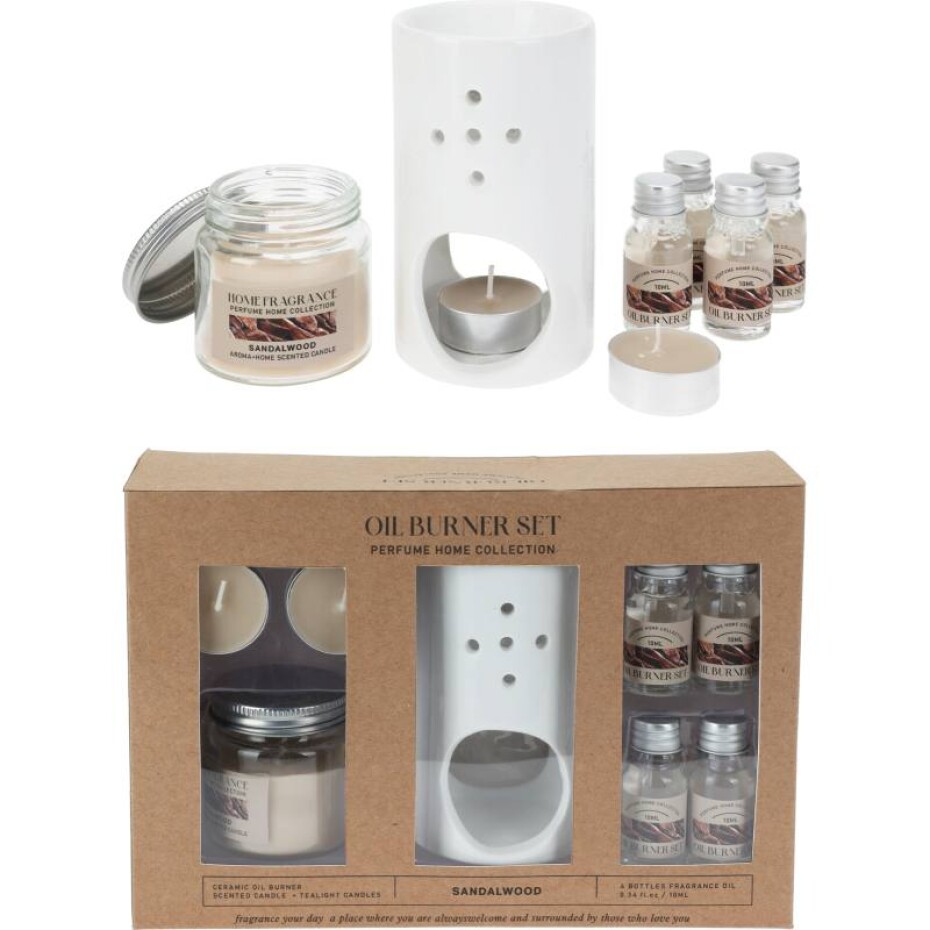 HOMESTYLING Sada aroma lampa s příslušenstvím 8 ks KO-CC5056770 - main (0)