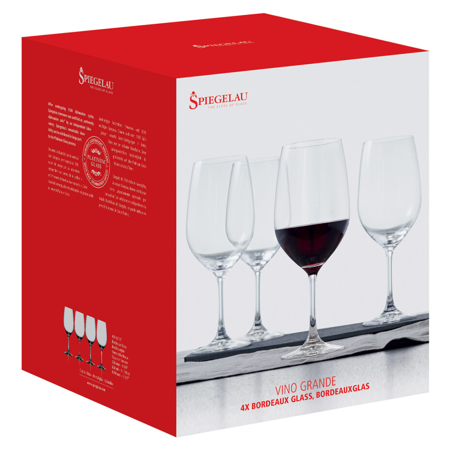 Sklenice na červené víno VINO GRANDE, sada 4 ks, na Bordeaux, Spiegelau - main (5)