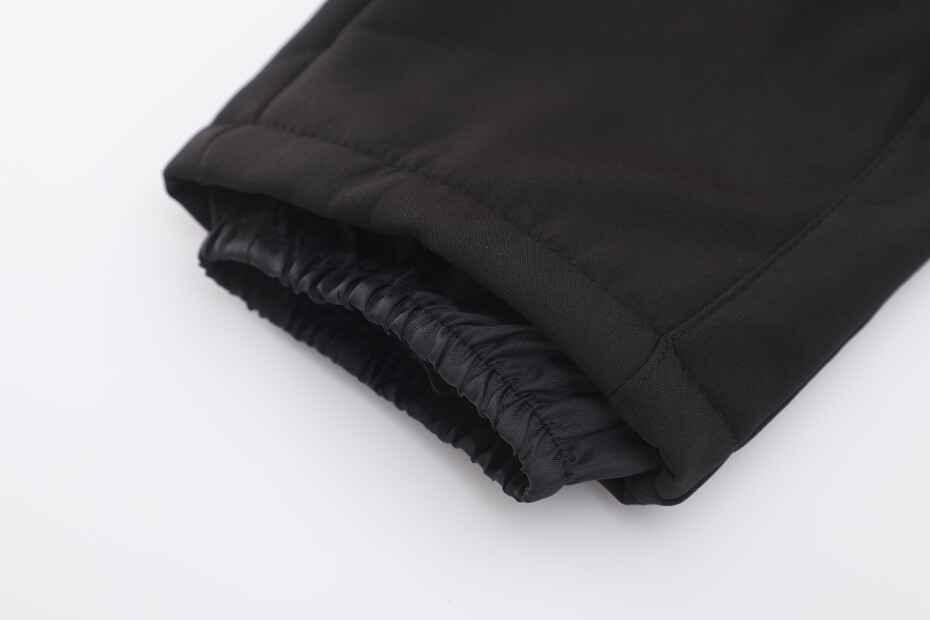 Dívčí softshellové kalhoty, zateplené - KUGO HK5055, černá / růžový pas Barva: Černá, Velikost: 98 - main (4)