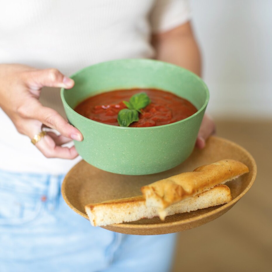 Miska CONNECT 890 ml, sada 2 ks, přírodní popelavě šedá, Koziol - main (2)