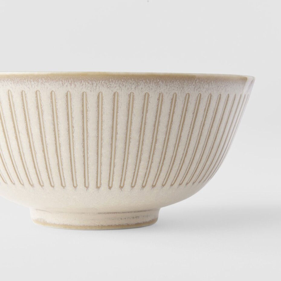Jídelní miska RIDGED ALABASTER 16 cm, 550 ml, krémová, MIJ - main (4)
