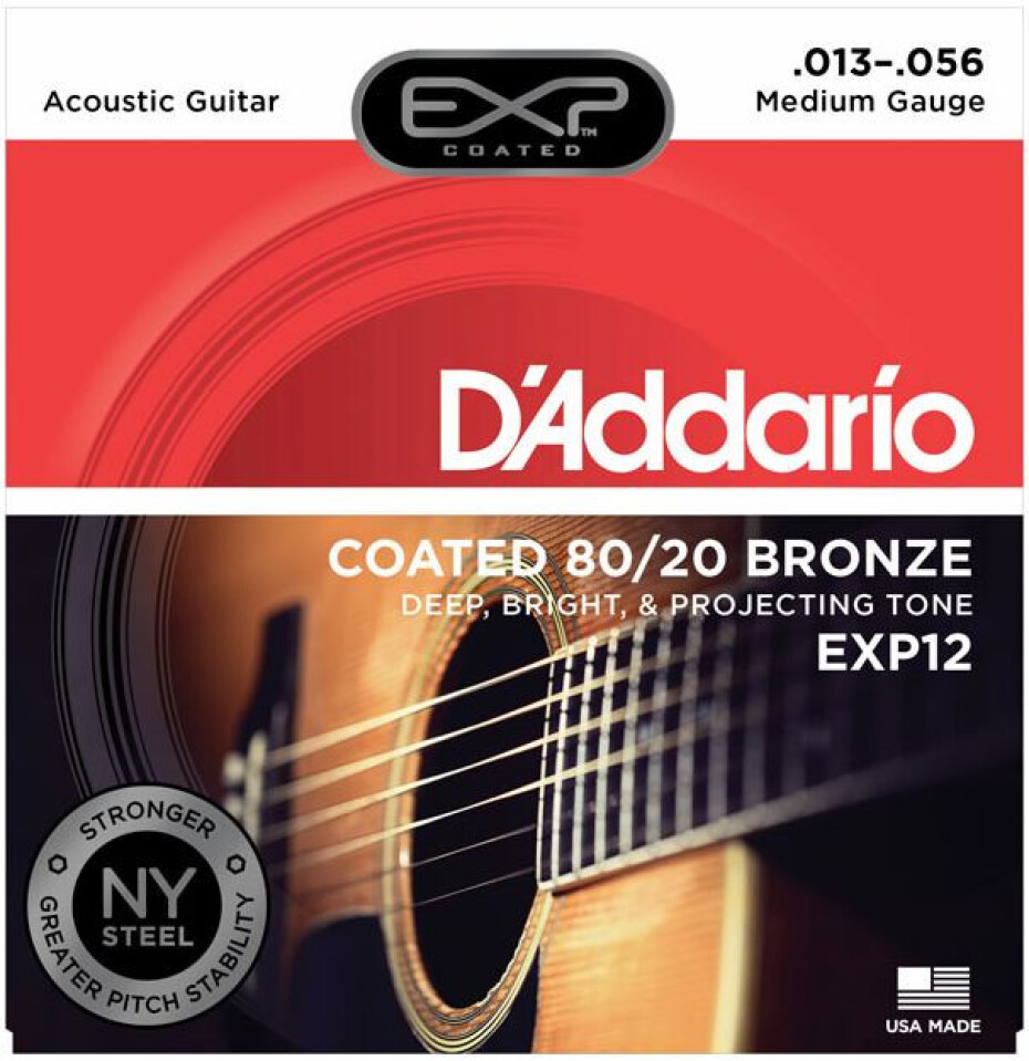 D'Addario EXP12 80/20 Acoustic Bronze Super Medium - .013 - .056 - main (0)
