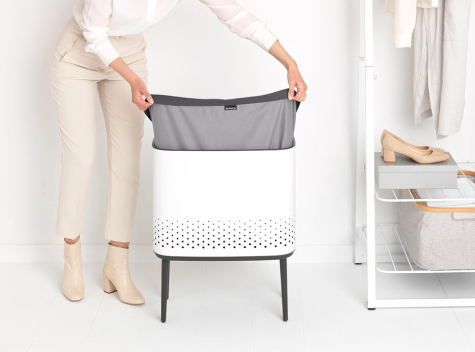 Koš na prádlo BO 60 l, bílá, Brabantia - main (6)
