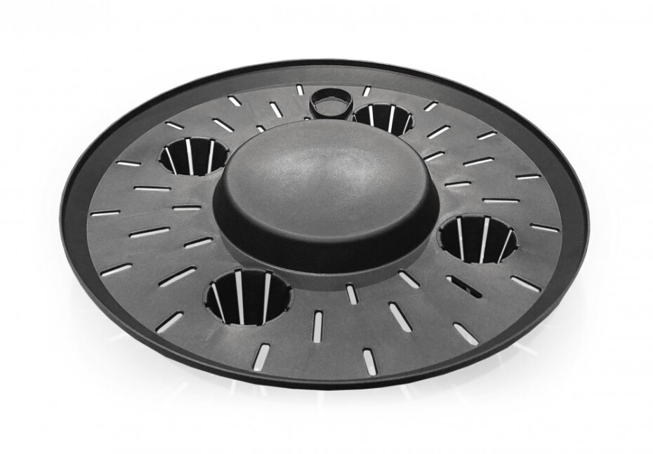 Prosperplast Květináč Prosperplast GRACIA LOW 28,5 cm antracit  611102 - main (1)
