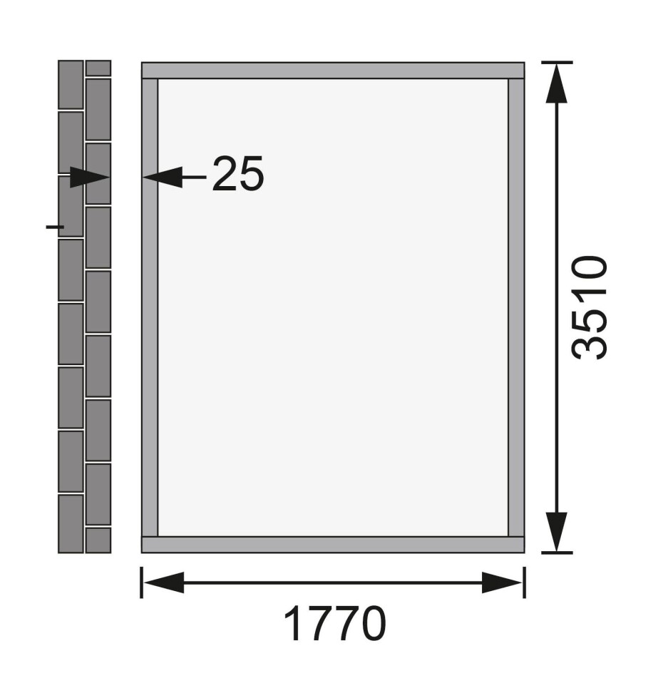 Dřevěný domek KARIBU WANDLITZ 4 (73074) šedý LG3092 - main (2)