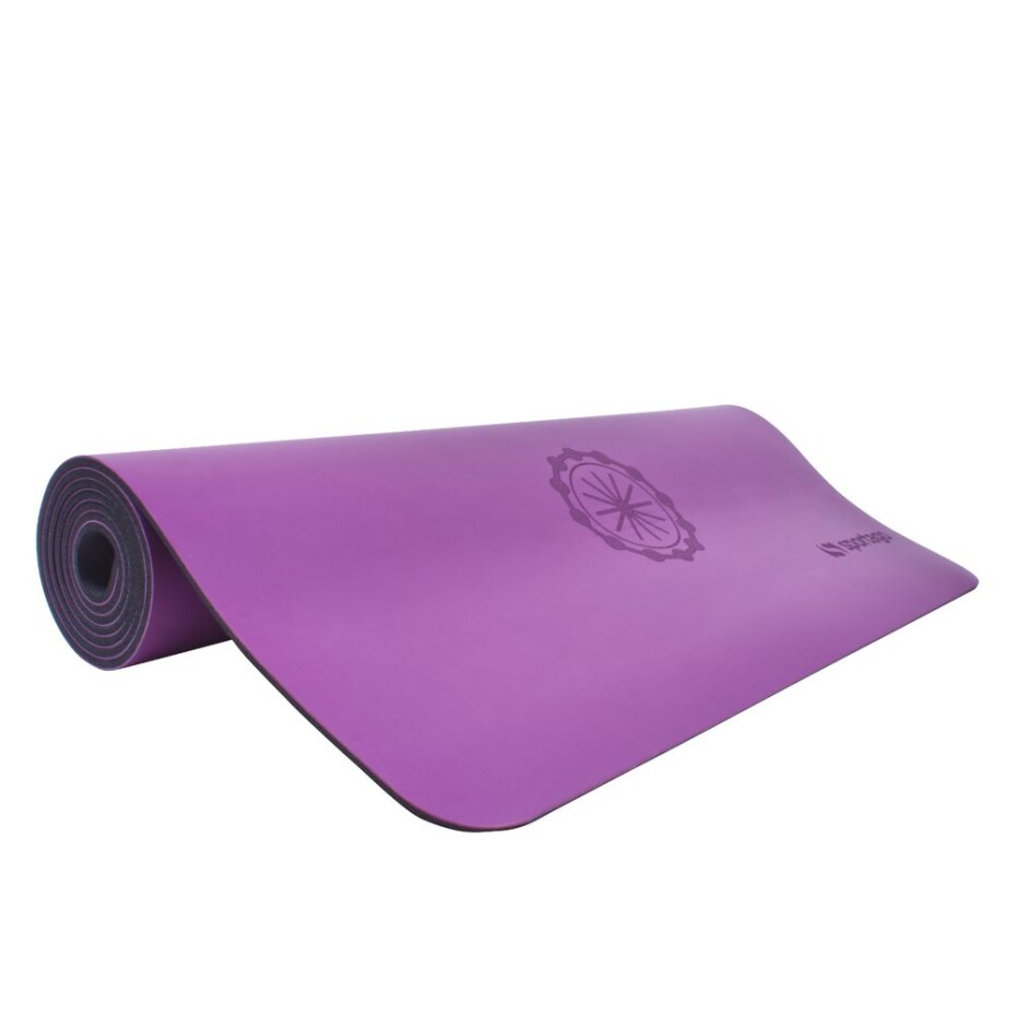 Gumová jóga podložka Sportago Indira 183x66 cm - fialová - 3 mm - main (9)