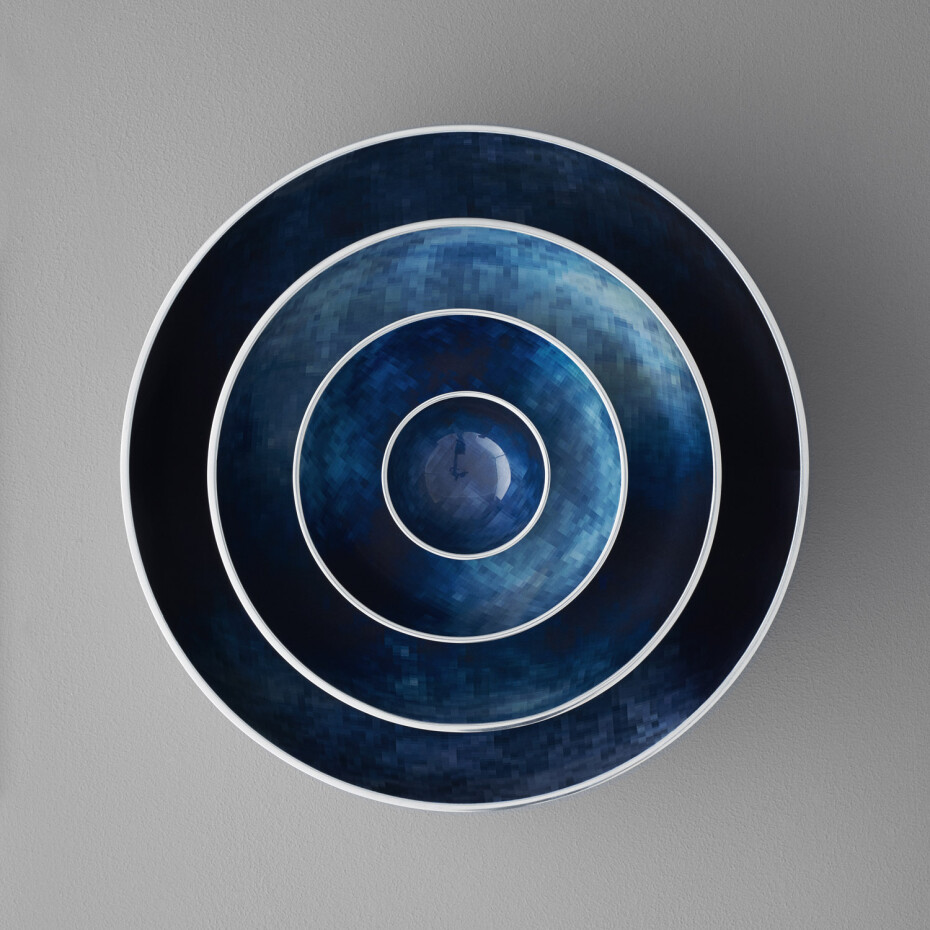 Servírovací mísa STOCKHOLM HORIZON 40 cm, stříbrná, hliník, Stelton - main (1)