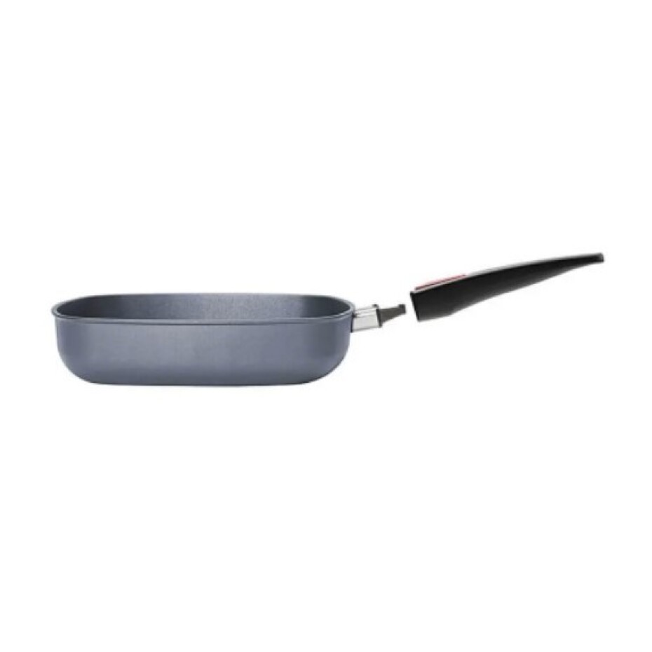 Grilovací pánev TITANIUM NOWO 26 x 26 cm, s odnímatelnou rukojetí , titan, WOLL - main (5)