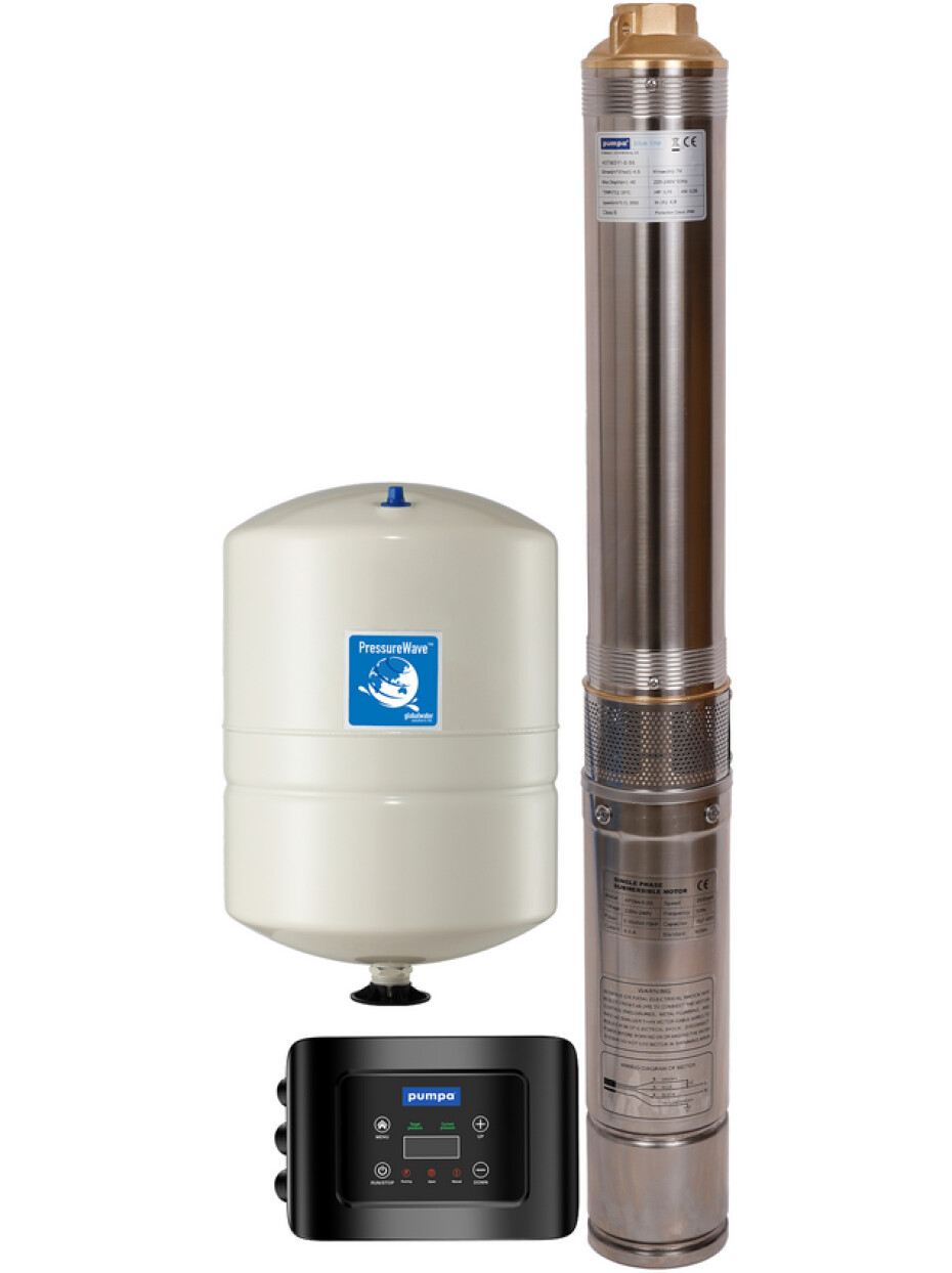 PUMPA blue line 4STE 225 1,5kW domácí vodárna s elektronickou regulací 50m - main (0)