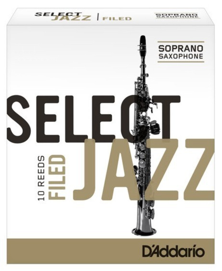 Rico RSF10SSX3H Select Jazz - Soprano Saxophone Reeds - Filed - 3 Hard - 10 Box - main (0)