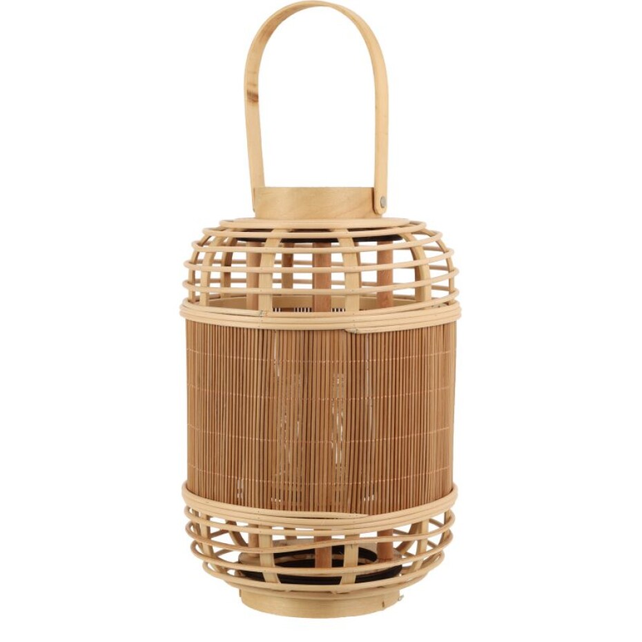 PROGARDEN Lucerna na svíčku 33 cm bambus KO-435105500 - main (0)