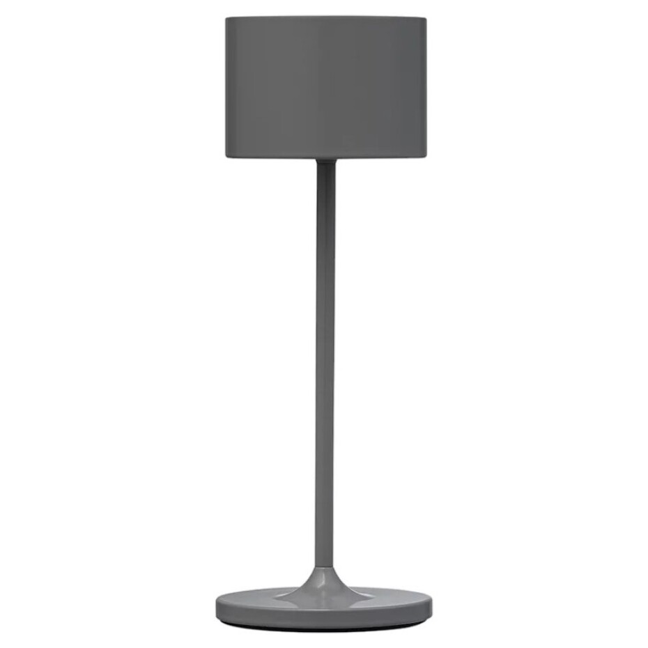 Přenosná stolní lampa FAROL MINI 19,5 cm, LED, teplá šedá, hliník, Blomus - main (8)