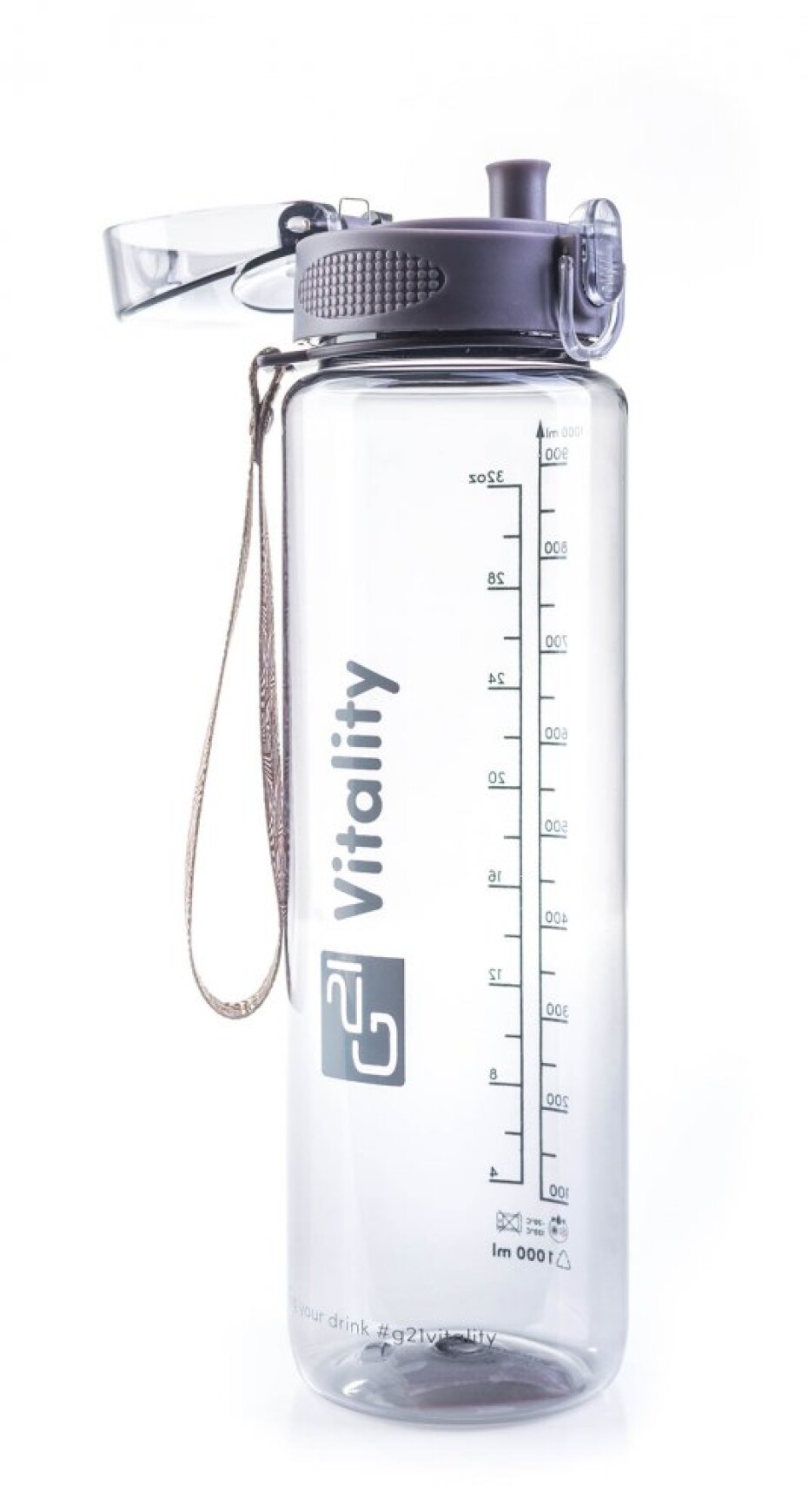 G21 Láhev G21 na pití, 1000 ml, šedá G21-60022229 - main (1)