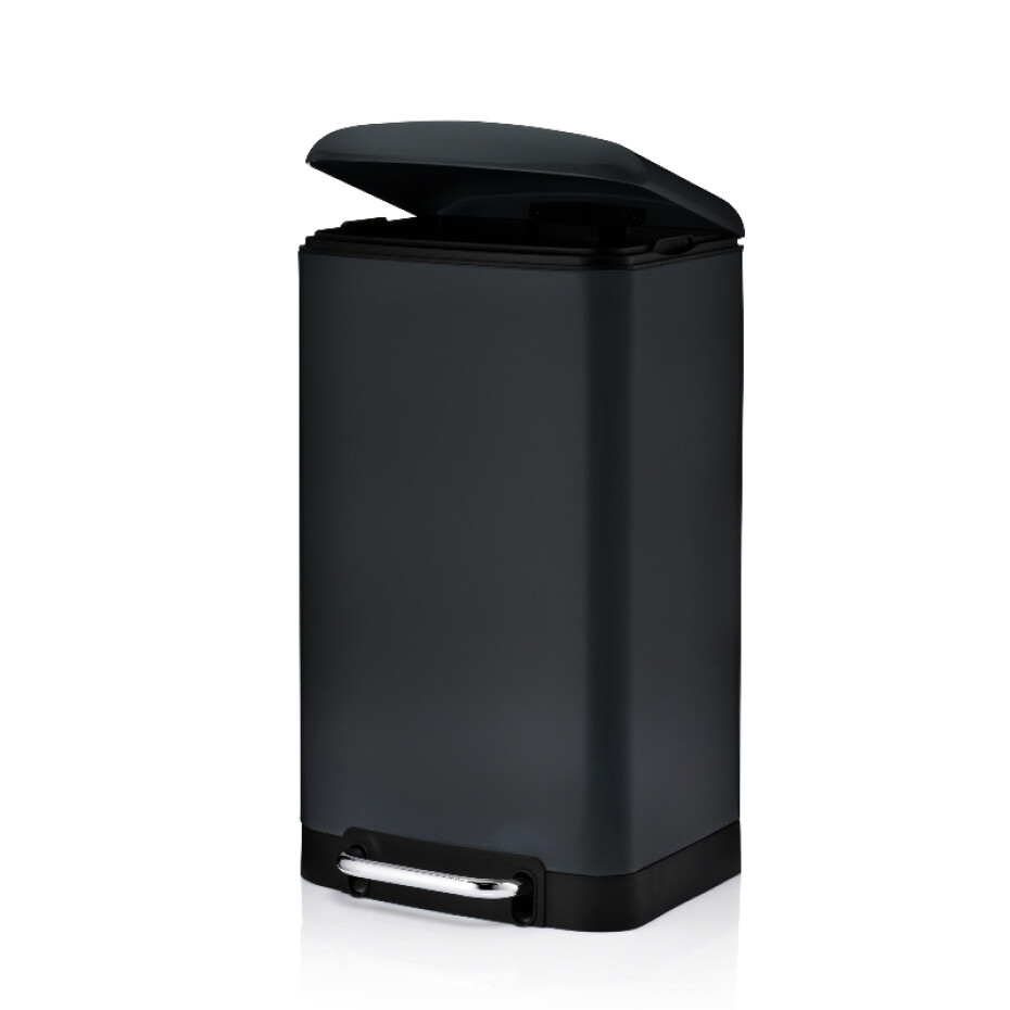 KELA Odpadkový koš DAVINO 30 l černá KL-10923 - main (1)